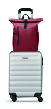 Logo trade promotional merchandise picture of: Rolltop laptop rucksack 600D