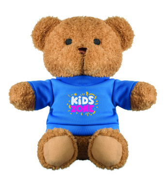Logotrade promotional giveaway picture of: Teddy bear with t-shirt 23 cm