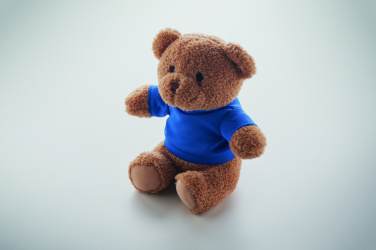 Logo trade promotional gift photo of: Teddy bear with t-shirt 23 cm
