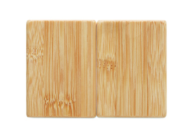 Logotrade corporate gift picture of: Bamboo salt & pepper set