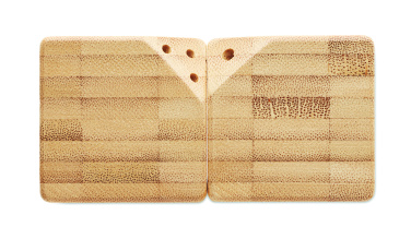 Logotrade business gift image of: Bamboo salt & pepper set