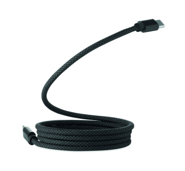 Logotrade promotional merchandise photo of: Braided magnetic cable in RPET