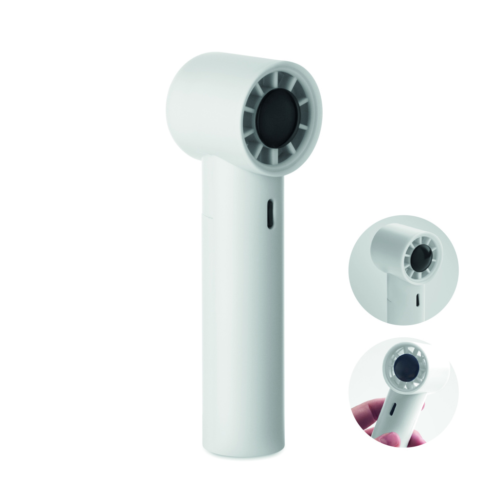 Logo trade promotional giveaways picture of: Mini handheld hi-speed fan