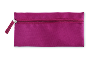 Logo trade business gifts image of: Zippered pencil case