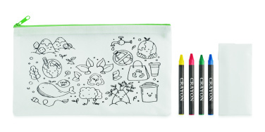 Logotrade promotional merchandise image of: Pencil case with 4 crayons