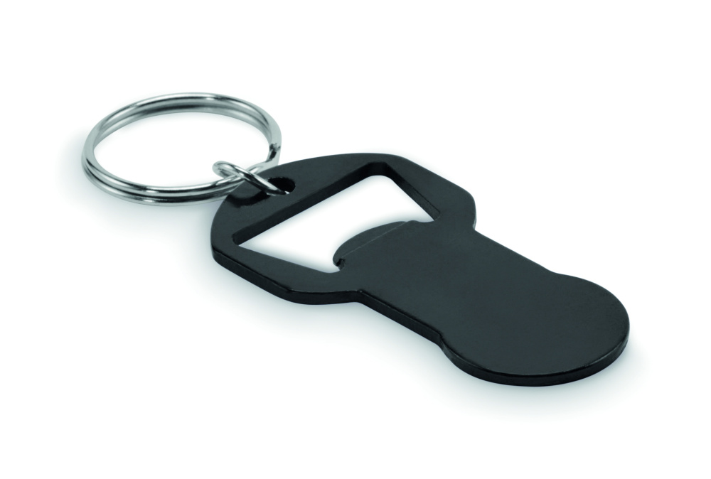 Logo trade promotional giveaways image of: Recycled aluminium bottle opener