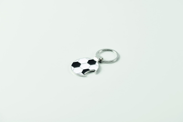 Logotrade promotional giveaway image of: Football keyring with opener