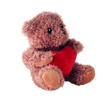 Logotrade promotional merchandise image of: Teddy bear plush with heart