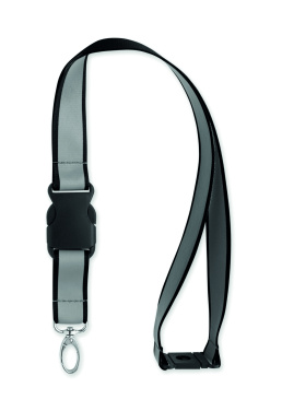 Logo trade business gift photo of: Reflective RPET lanyard