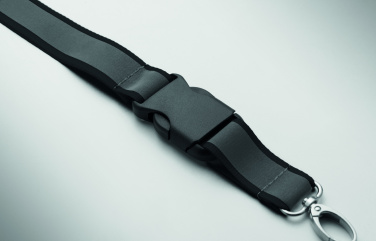 Logotrade promotional product picture of: Reflective RPET lanyard