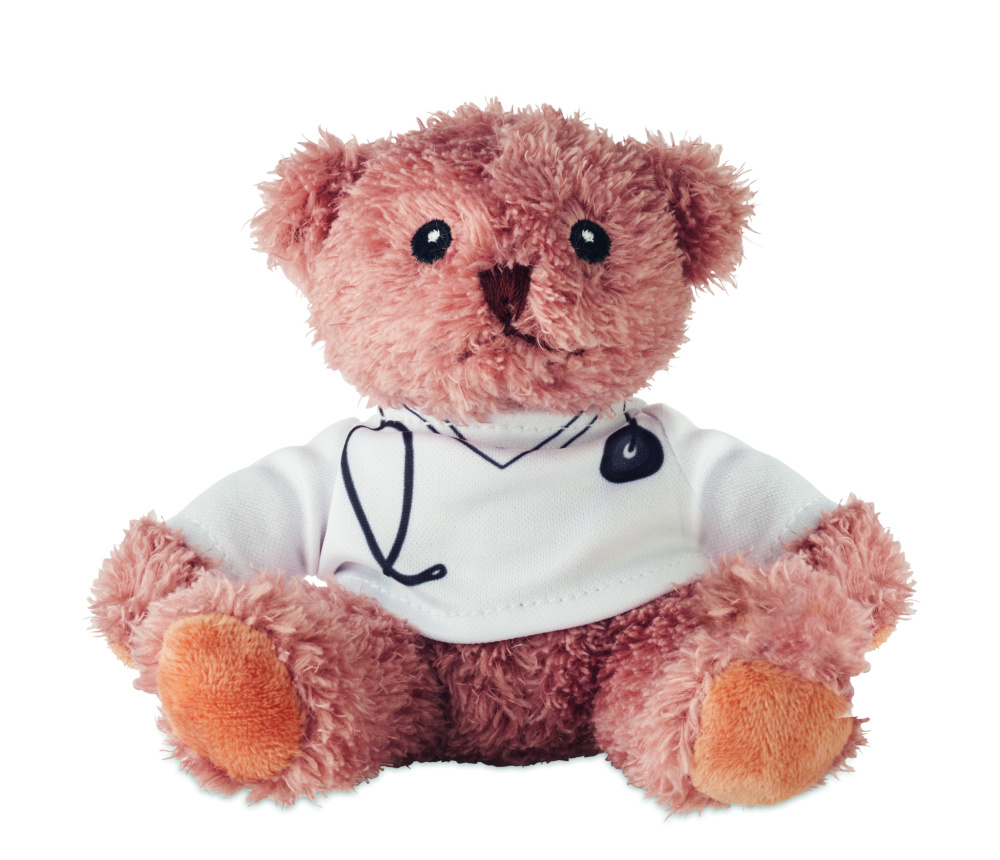 Logo trade promotional giveaway photo of: Teddy bear plush doctor