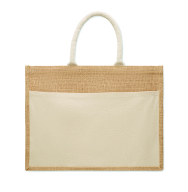 Logo trade promotional merchandise photo of: Jute shopping bag