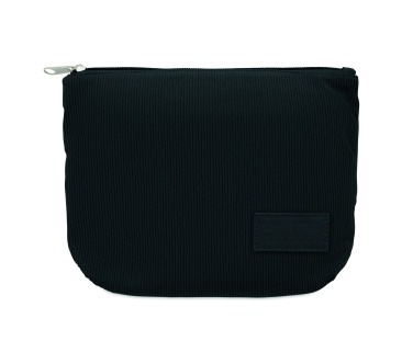 Logo trade promotional products picture of: Corduroy cosmetic bag