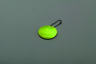 Logo trade promotional products image of: Round reflective keyring