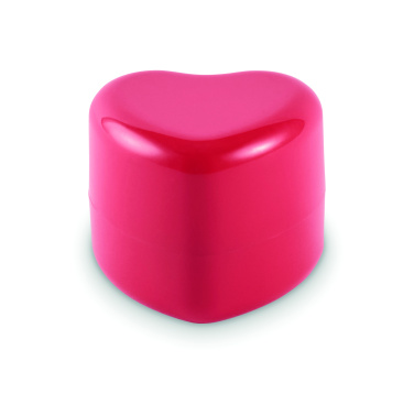 Logo trade promotional gift photo of: Heart shape vegan lip balm
