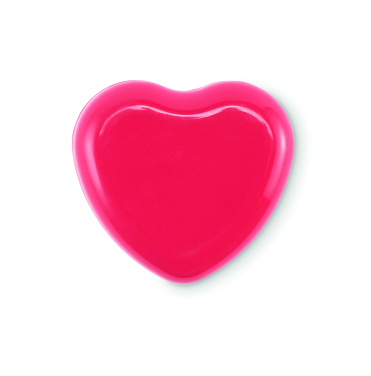 Logo trade promotional merchandise photo of: Heart shape vegan lip balm