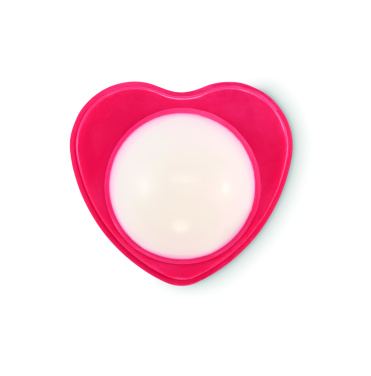 Logo trade promotional gifts image of: Heart shape vegan lip balm