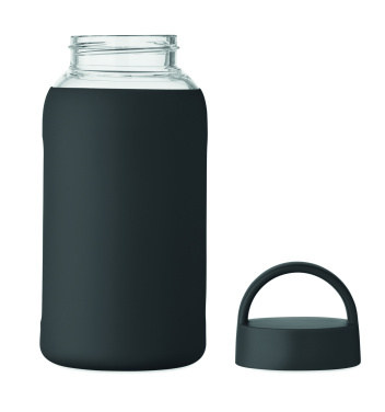 Logo trade promotional giveaway photo of: High borosilicate glass bottle