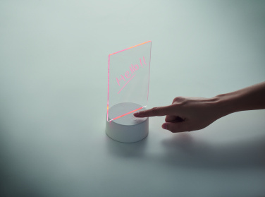 Logo trade promotional gifts picture of: Light-up LED memo board