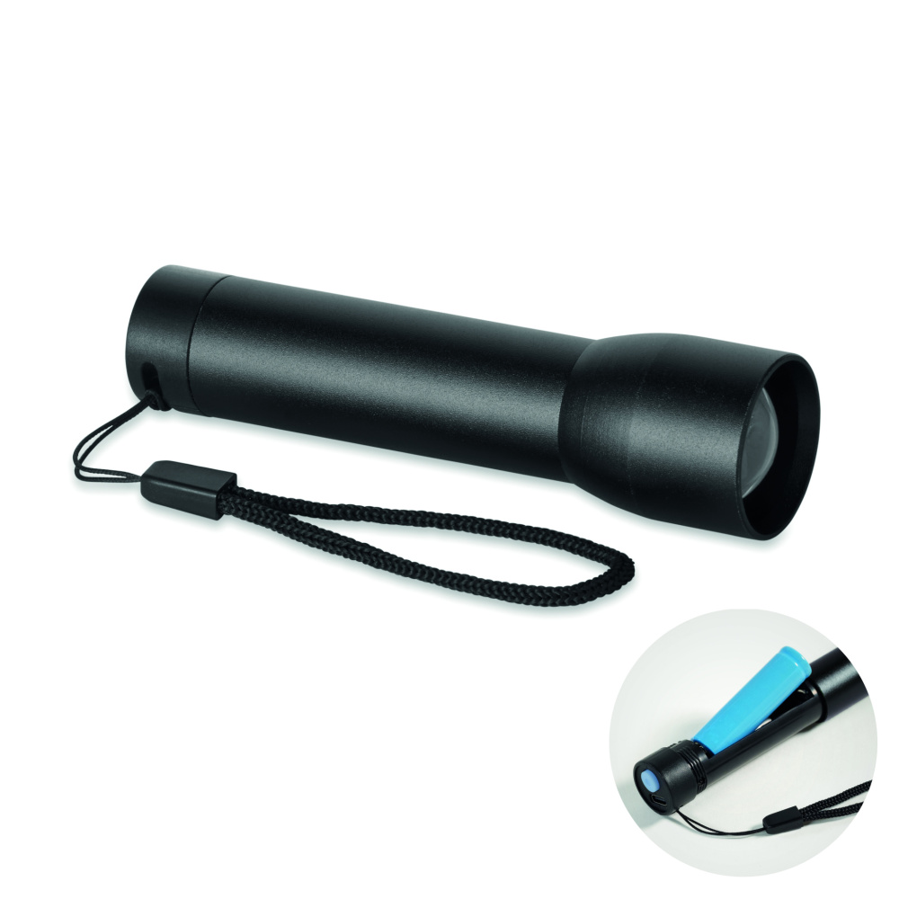 Logotrade business gift image of: Aluminium rechargeable torch