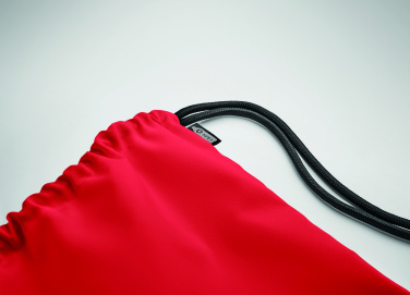 Logotrade promotional gift picture of: Large drawstring bag 300D RPET