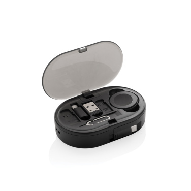 Logotrade corporate gift image of: Chargevix RCS rplastic Multi-functional 60W charging set