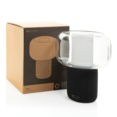 Logotrade promotional merchandise image of: Lux RCS recycled plastic 10W speaker lamp