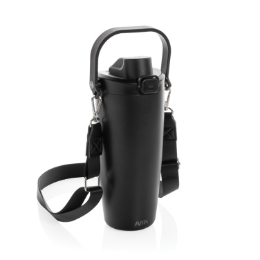 Logotrade promotional merchandise picture of: Avira Ayala RCS re-steel duosip lockable crossbody tumbler