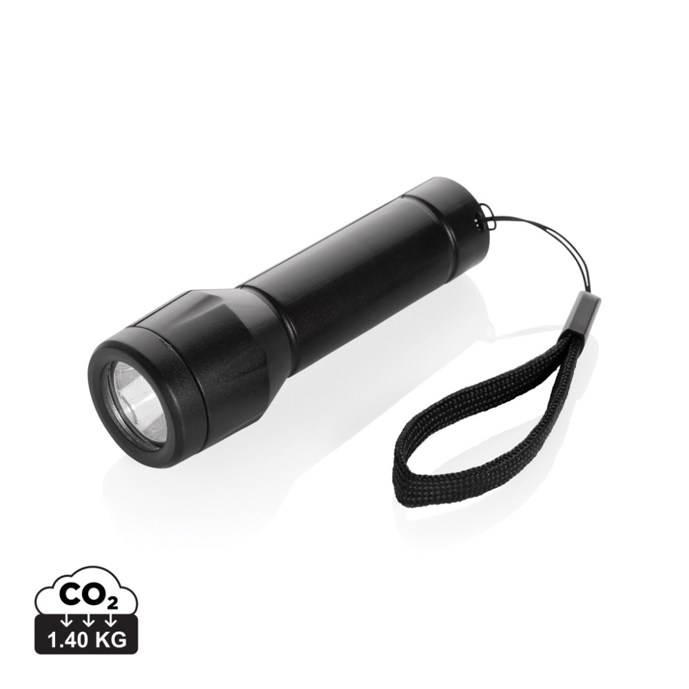 Logotrade promotional gift picture of: Flara RSC recycled plastic USB-rechargeable torch