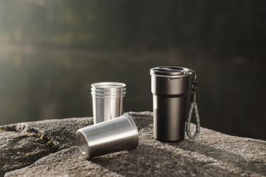 Logo trade promotional giveaways picture of: VINGA Parks RCS SS cup, 4 pcs, 250 ML