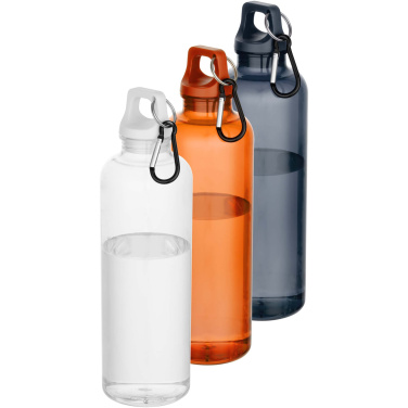 Logotrade advertising product image of: Oregon 750 ml RCS recycled plastic water bottle with carabiner