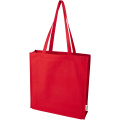 Odisha 180 g/m² OCS organic full gusset tote bag 14L , Red
