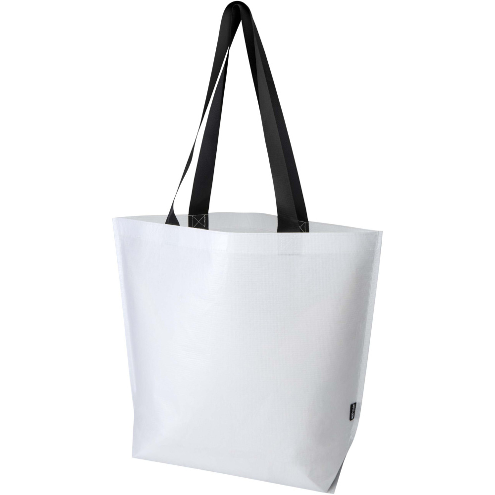 Logotrade promotional giveaway image of: Duo GRS recycled double-laminated oversized tote bag 30L
