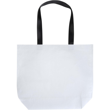Logo trade business gifts image of: Duo GRS recycled double-laminated oversized tote bag 30L