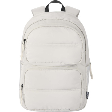Logotrade promotional giveaway image of: Puffer 15.6" GRS recycled laptop backpack 18L