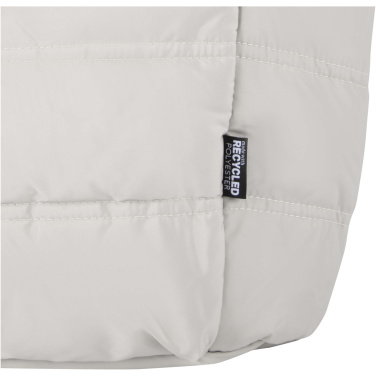 Logotrade promotional giveaway picture of: Puffer 15.6" GRS recycled laptop tote bag 18L 