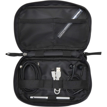 Logotrade corporate gift image of: Resi Plus GRS recycled tech pouch 1L