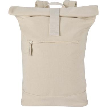 Logotrade corporate gift image of: Recanvas 14” GRS recycled rolltop backpack 16L