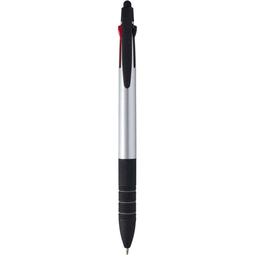 Logotrade promotional gift picture of: Trine 3-ink RCS recycled ballpoint pen with stylus