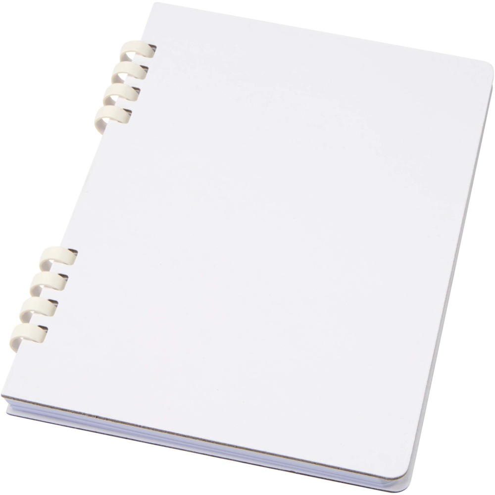 Logo trade promotional merchandise picture of: Fil A5 hard cover RCS recycled spiral notebook