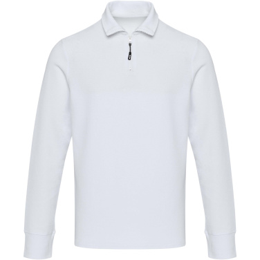 Logo trade promotional merchandise picture of: Zeus long sleeve unisex half zip polo