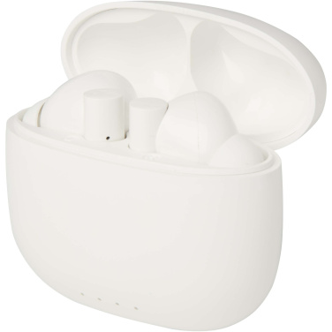 Logotrade promotional item image of: Alterf recycled plastic True Wireless Bluetooth® headset with silicone eartips