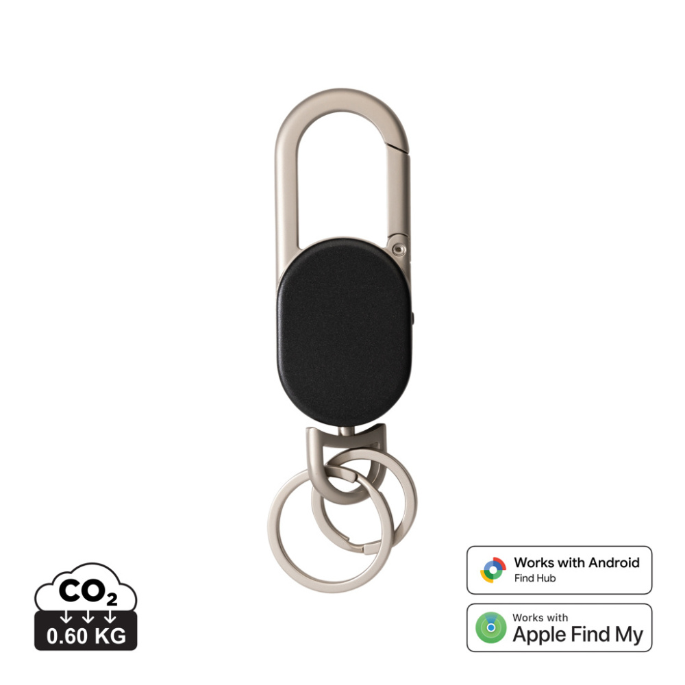 Logo trade advertising products image of: Keyfinder Dual keychain with worldwide locating