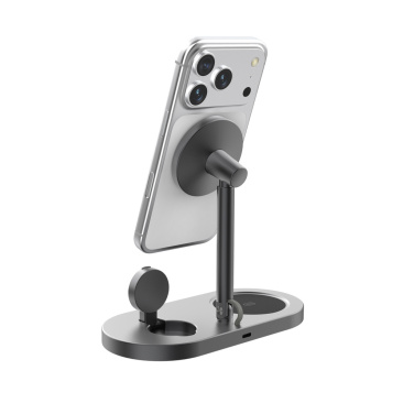 Logotrade business gift image of: Quantum RCS ultra-fast 25W Magnetic desk wireless Charger