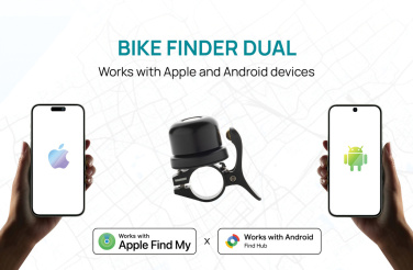 Logotrade business gifts photo of: Bike finder Dual RCS bike bell with worldwide locating