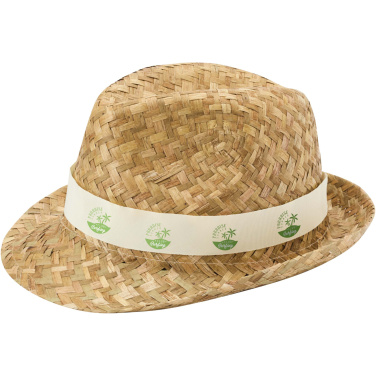 Logo trade promotional giveaways image of: Pricus straw hat