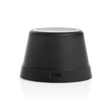 Logo trade promotional product photo of: Nivio RCS recycled aluminum magnetic 5W Speaker
