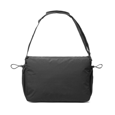 Logo trade promotional giveaway photo of: KENTO URBAN RCS recycled nylon 15.6 inch Messenger