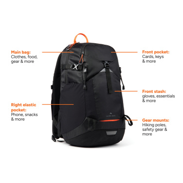 Logo trade promotional gifts picture of: Nordic Drift Trail RCS backpack 24L