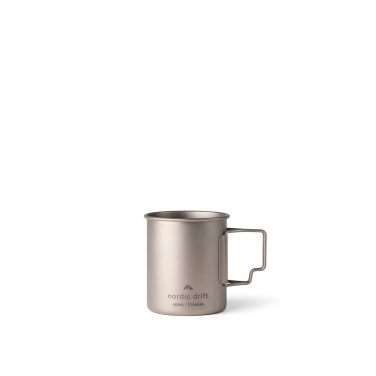 Logo trade promotional gifts picture of: Nordic Drift Trail Ultra Light Titanium 450ml Cup